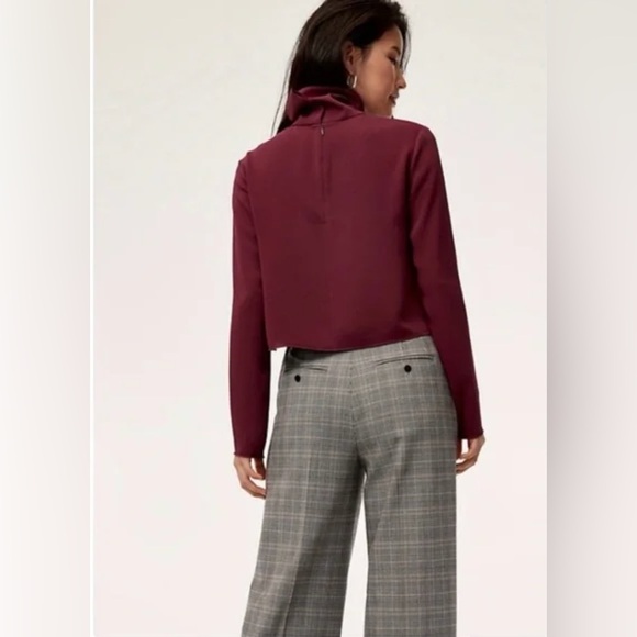 Aritzia Babaton Rembrandt Turtleneck Blouse - Picture 2 of 8